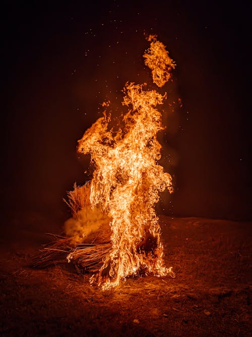 Základová fotografie zdarma na téma hořící oheň, kouř, oheň