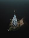 Aerial View of the Flooded Belfry