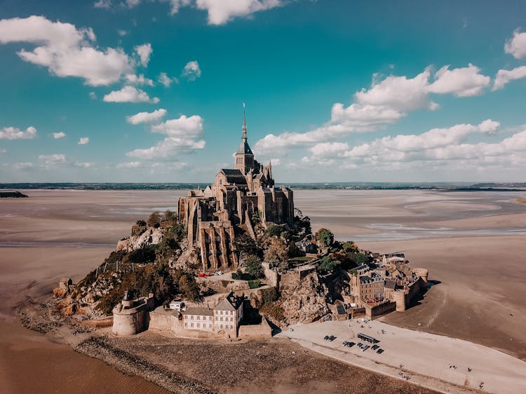 The Mont Saint Michel Abbey In Normandy