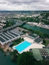 Aerial Shot of a City Sports Complex