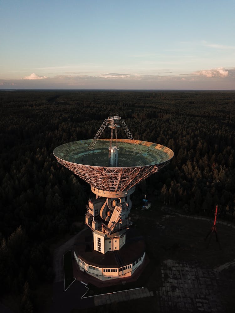 Aerial View Of The Kalyazin Radio Astronomy Observatory