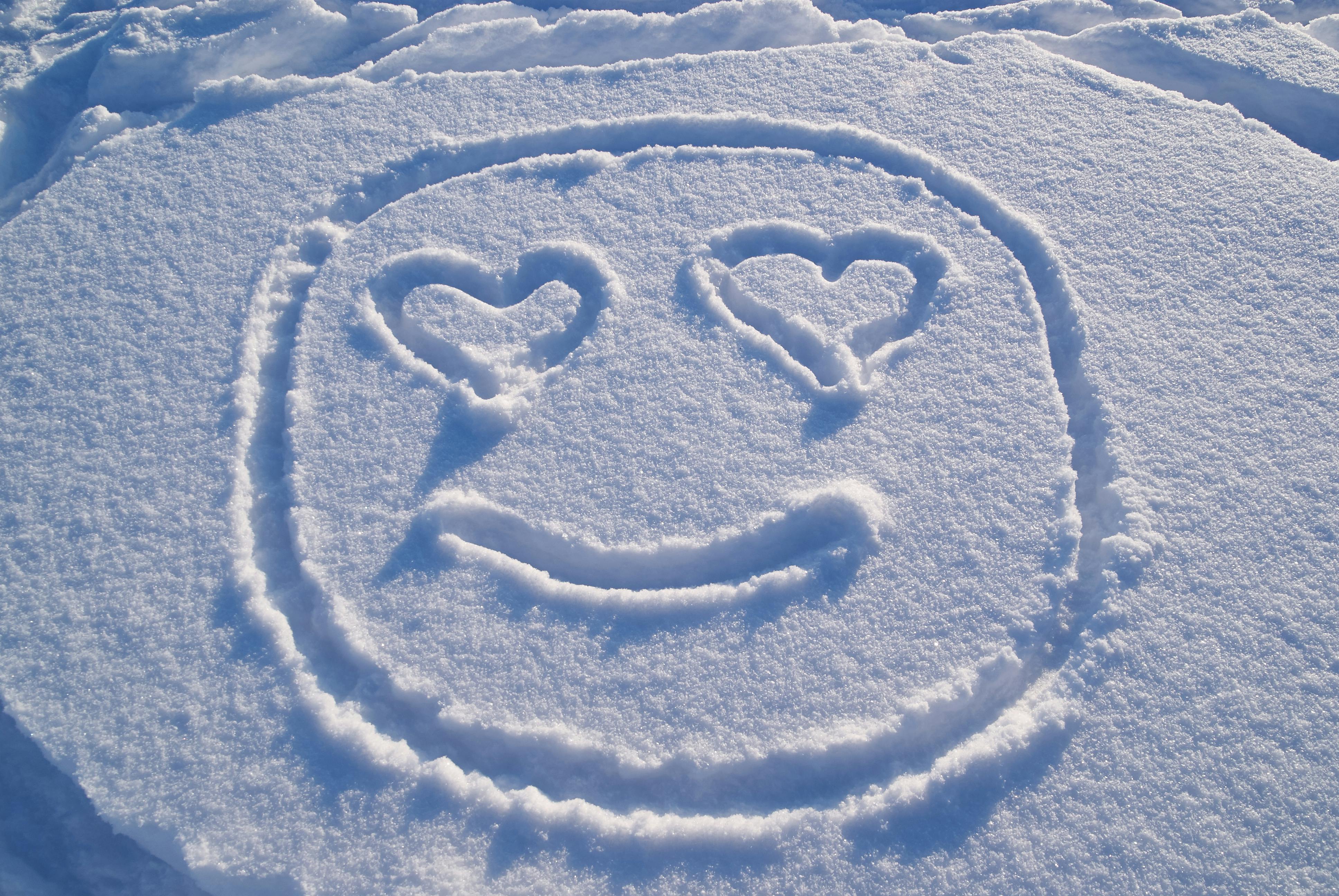 Free stock photo of emoji, smile, snow