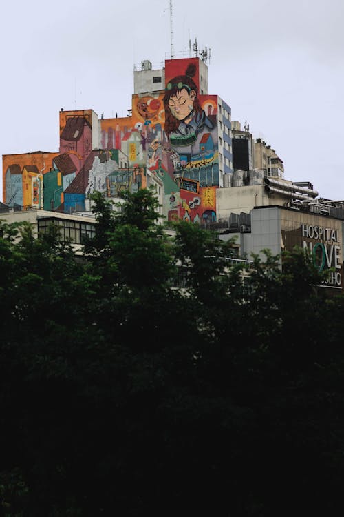 Základová fotografie zdarma na téma budova, malba na zdi, městský
