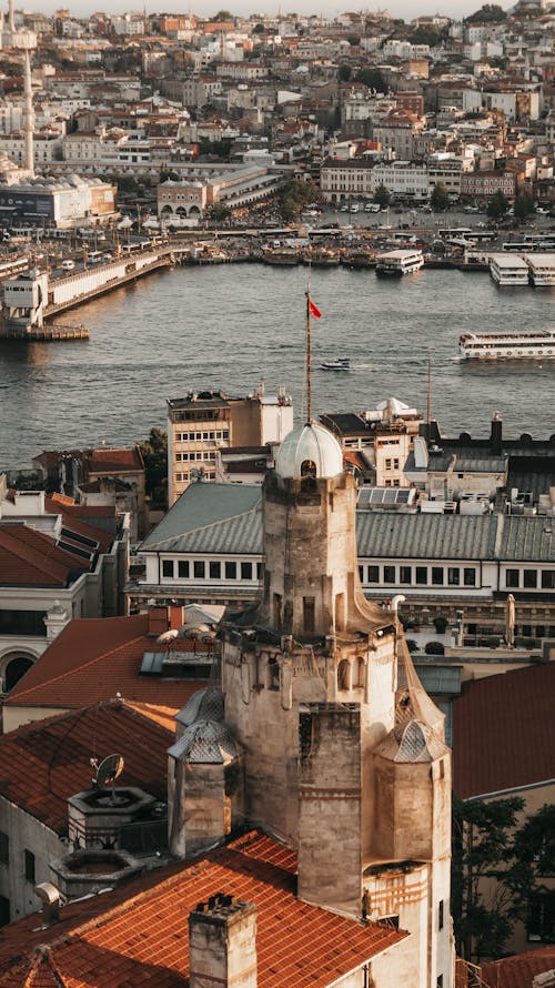 Aerial Photography of Galata Tower