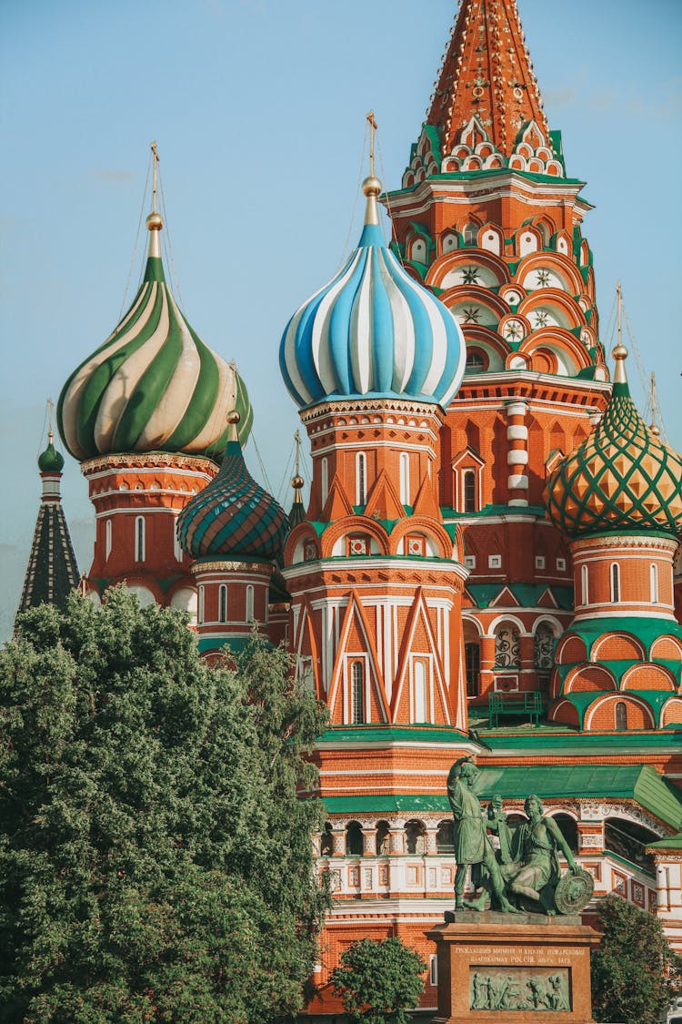 Facade Of St. Basil's Cathedral