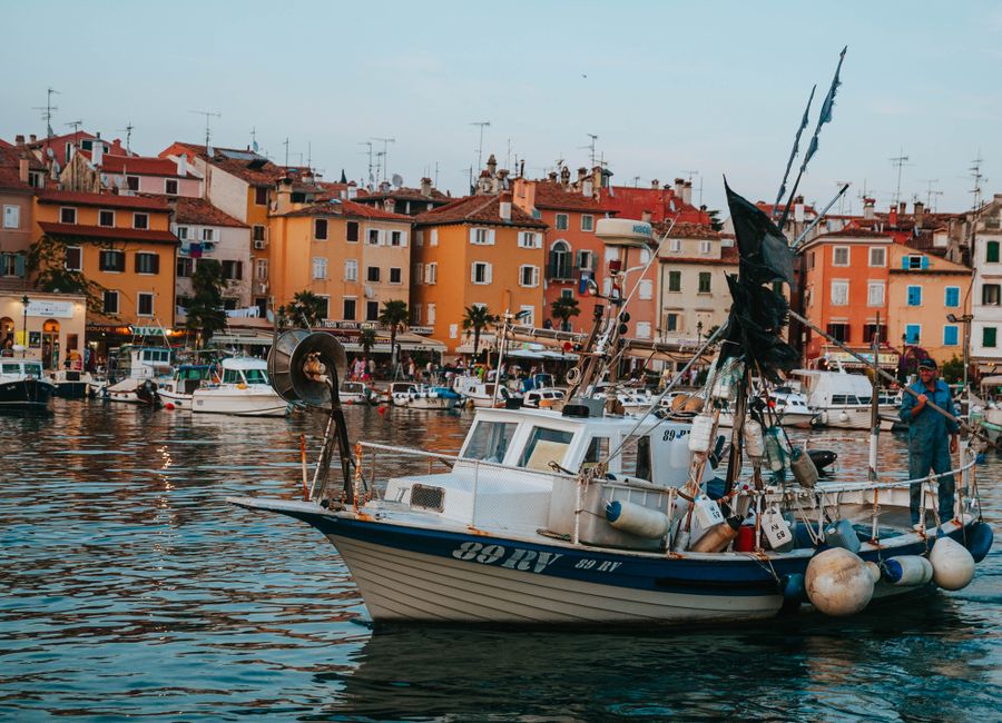 Rovinj, Croatia — a travel moment · stay connected with a Rovinj eSIM from My Holiday SIM