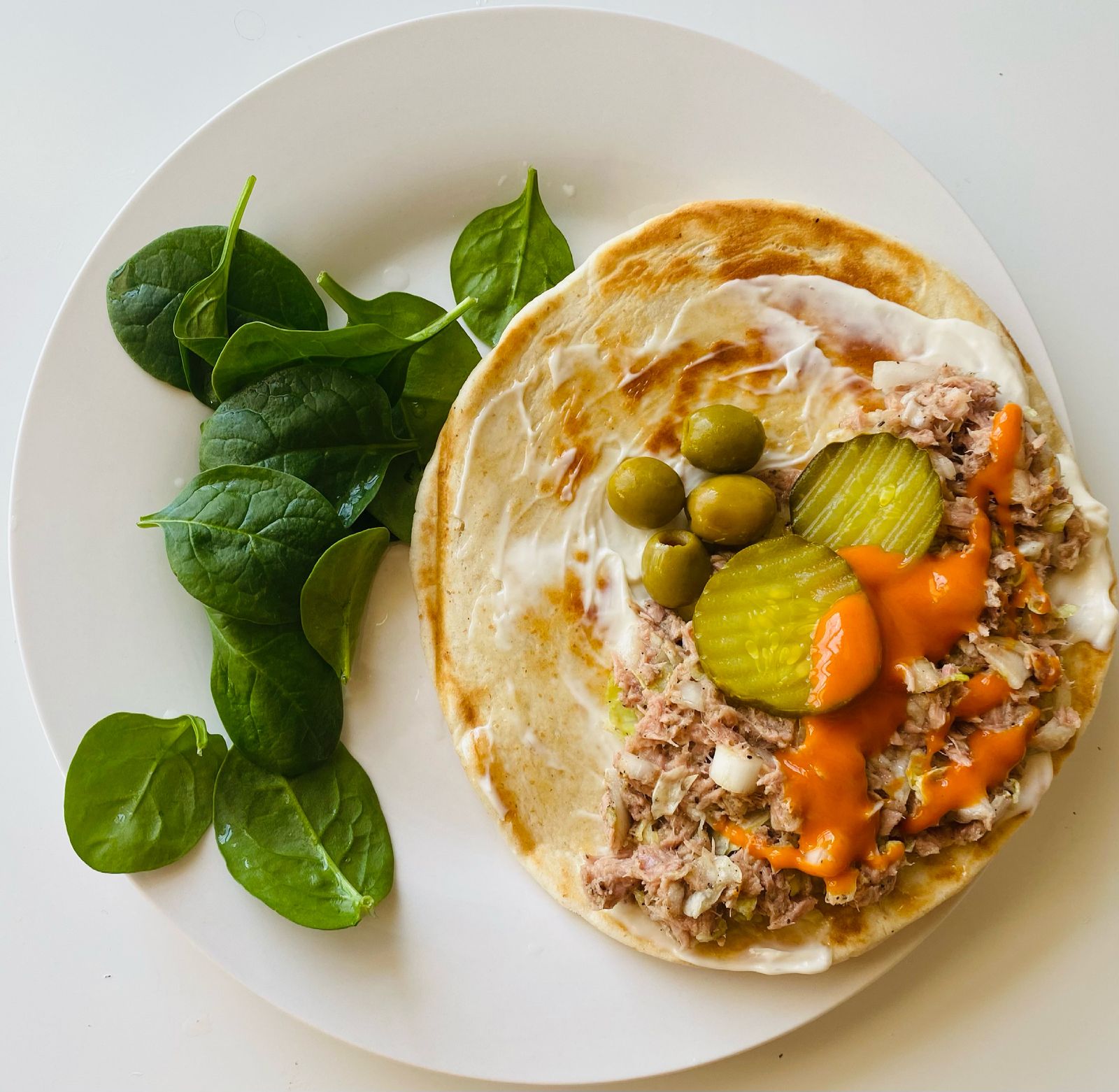 Wrap au thon croquant