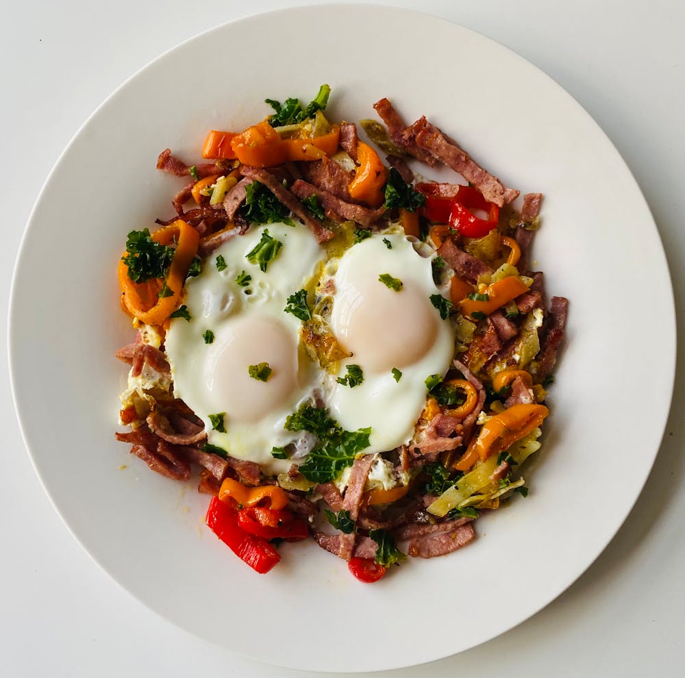 Ham and Kale Stir-Fry Ham and Kale Stir-Fry