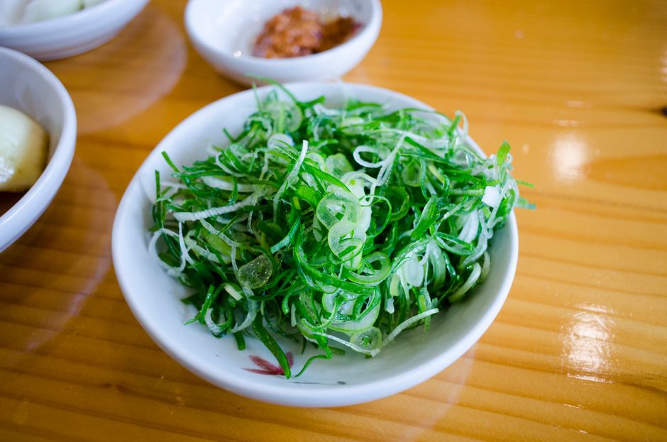 green onion salad