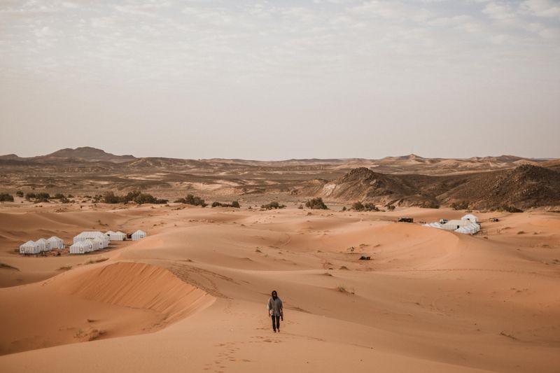 Sahara desert dunes