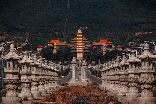 免费 三塔, 中國, 佛教 的 免费素材图片 素材图片