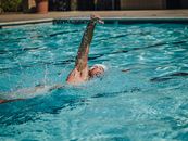 Person in Swimming Pool