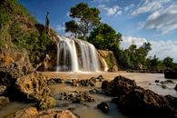 Waterfalls Cascading Down  the Plunge Pool