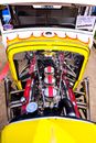 Yellow and Black Car Engine