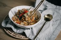 Stainless Steel Spoon on White Ceramic Bowl