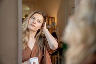 Woman Looking in a Mirror
