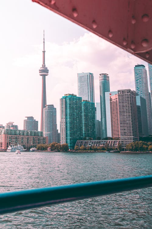 High Rise Buildings Near Body of Water