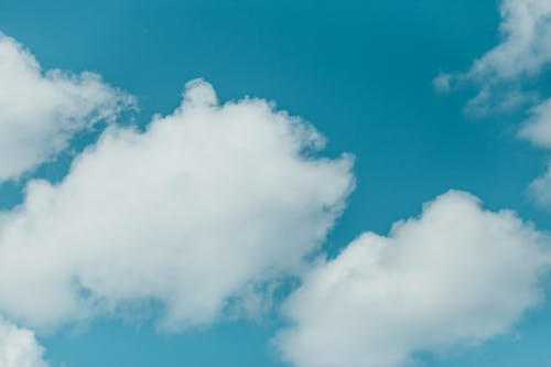 White Clouds on Blue Sky