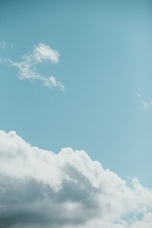 垂直拍摄, 藍天, 雲 的 免费素材图片