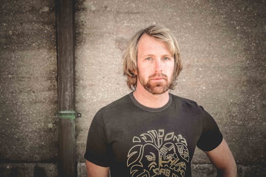 Photography of a Man Wearing Black Shirt