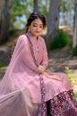 Woman in Pink Long Sleeve Dress