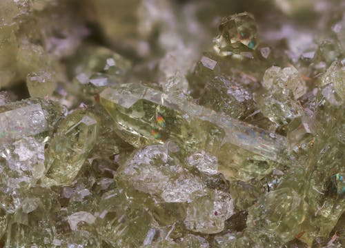Close-Up Shot of Crystals
