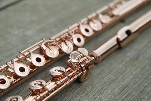Free Close-Up Shot of a Flute Stock Photo