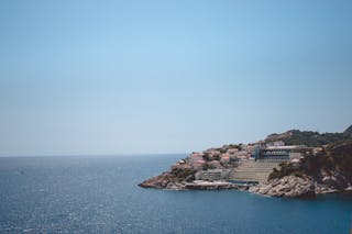 Aerial Shot of Rixos Premium Dubrovnik Resort in Croatia