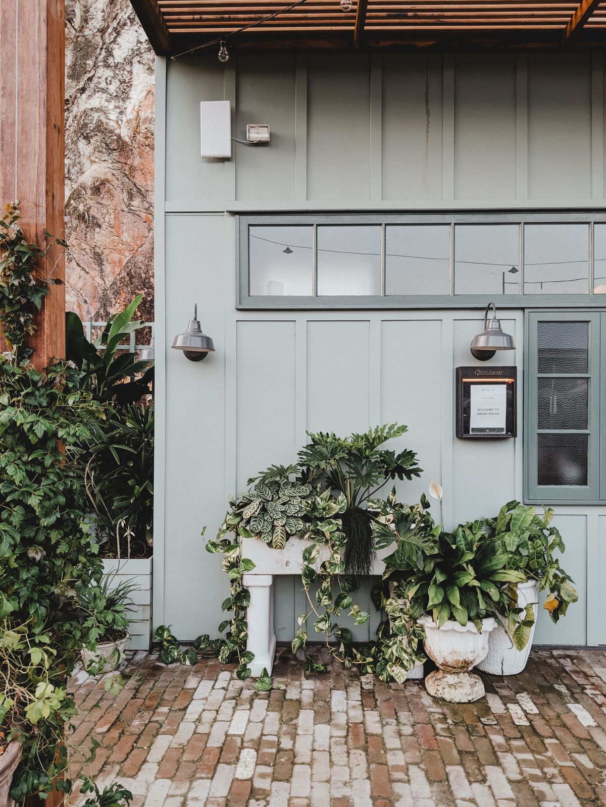 Residential garden entrance in Brisbane, Australia