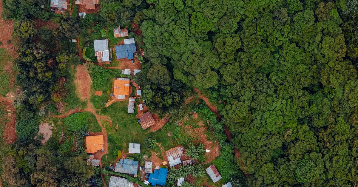 Aerial View of a Village ยท Free Stock Photo