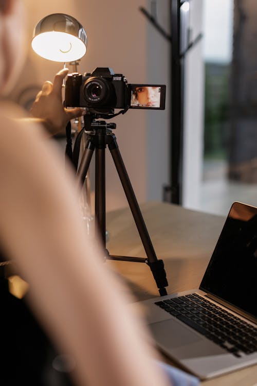 A Person Holding a Camera