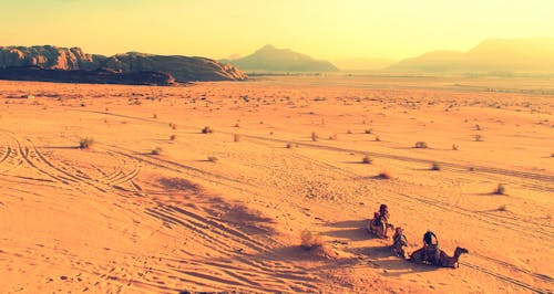 Landschaftsfotografie Des Wüstengrundes Tagsüber