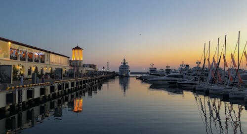 Kostenloses Stock Foto zu boote, dock, meer