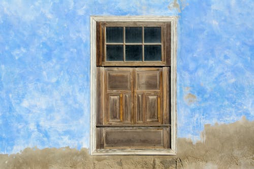 Základová fotografie zdarma na téma betonová stěna, dřevěný, dveře