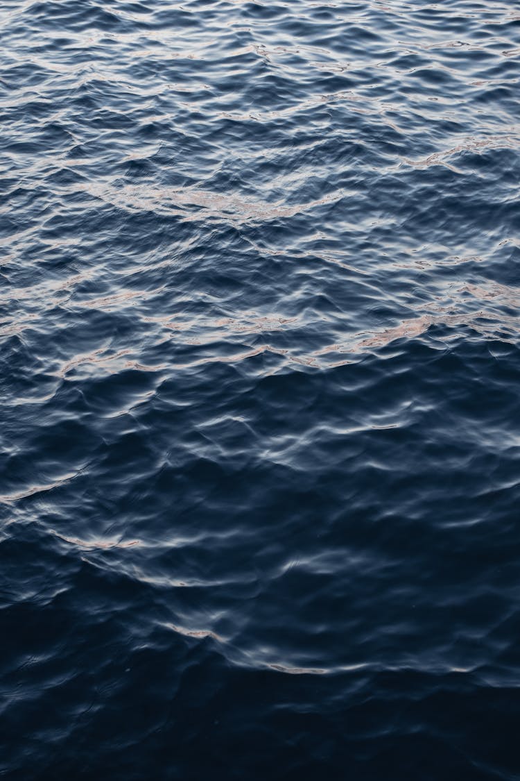 Close-up Of The Current Of The Sea Water