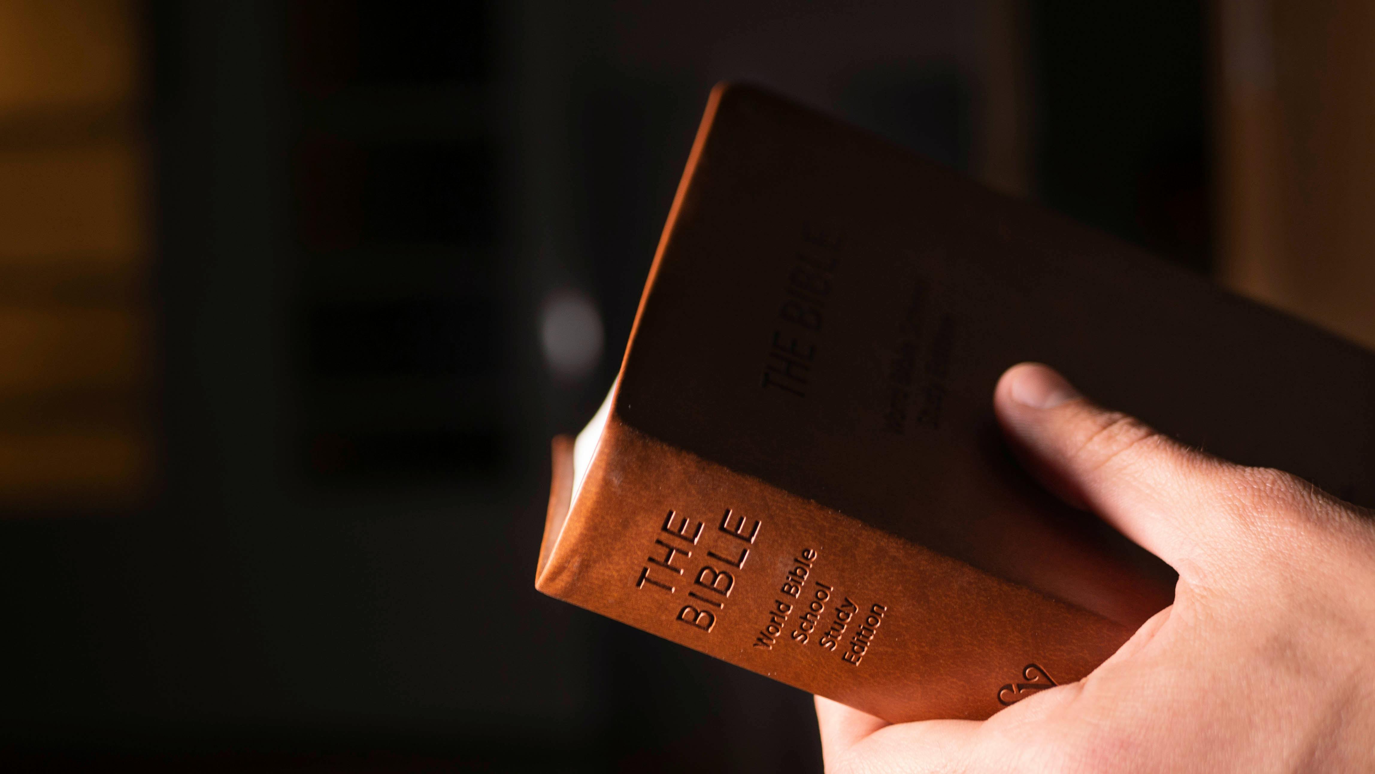 Close-Up Shot of an Open Bible · Free Stock Photo