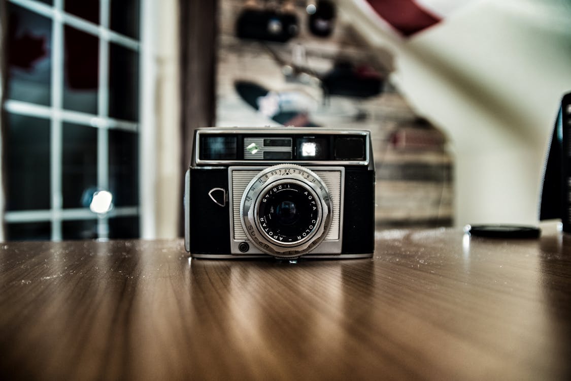 Fotobanka s bezplatnými fotkami na tému fotoaparát, objektív, old-kamera