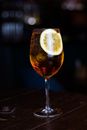 Spritz Veneziano with Lemon Slice