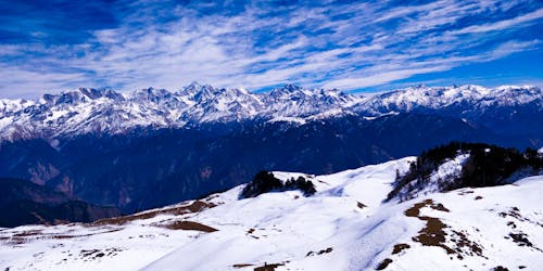 бесплатная Фото гор со снегом Стоковое фото