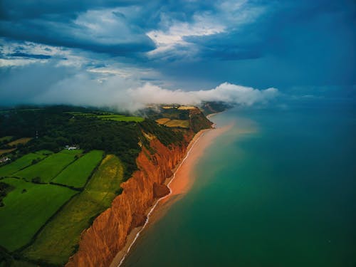 Immagine gratuita di costa, fotografia aerea, fotografia della natura