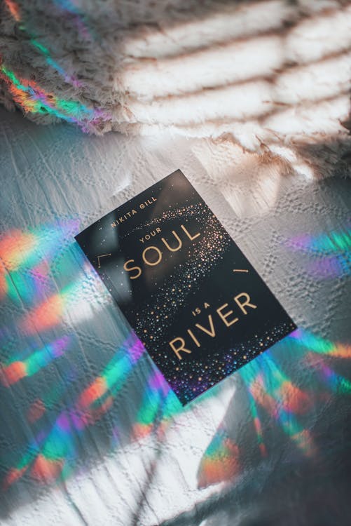 Free Your Soul Is a River by Nikita Gill Book Stock Photo