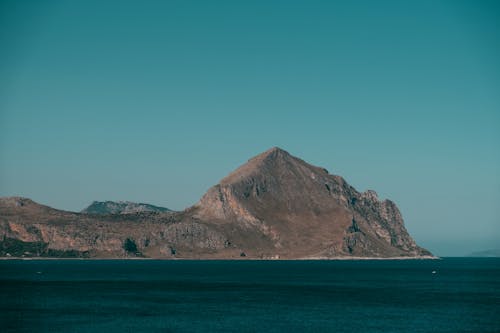 Scenic View of a Mountain near the Sea