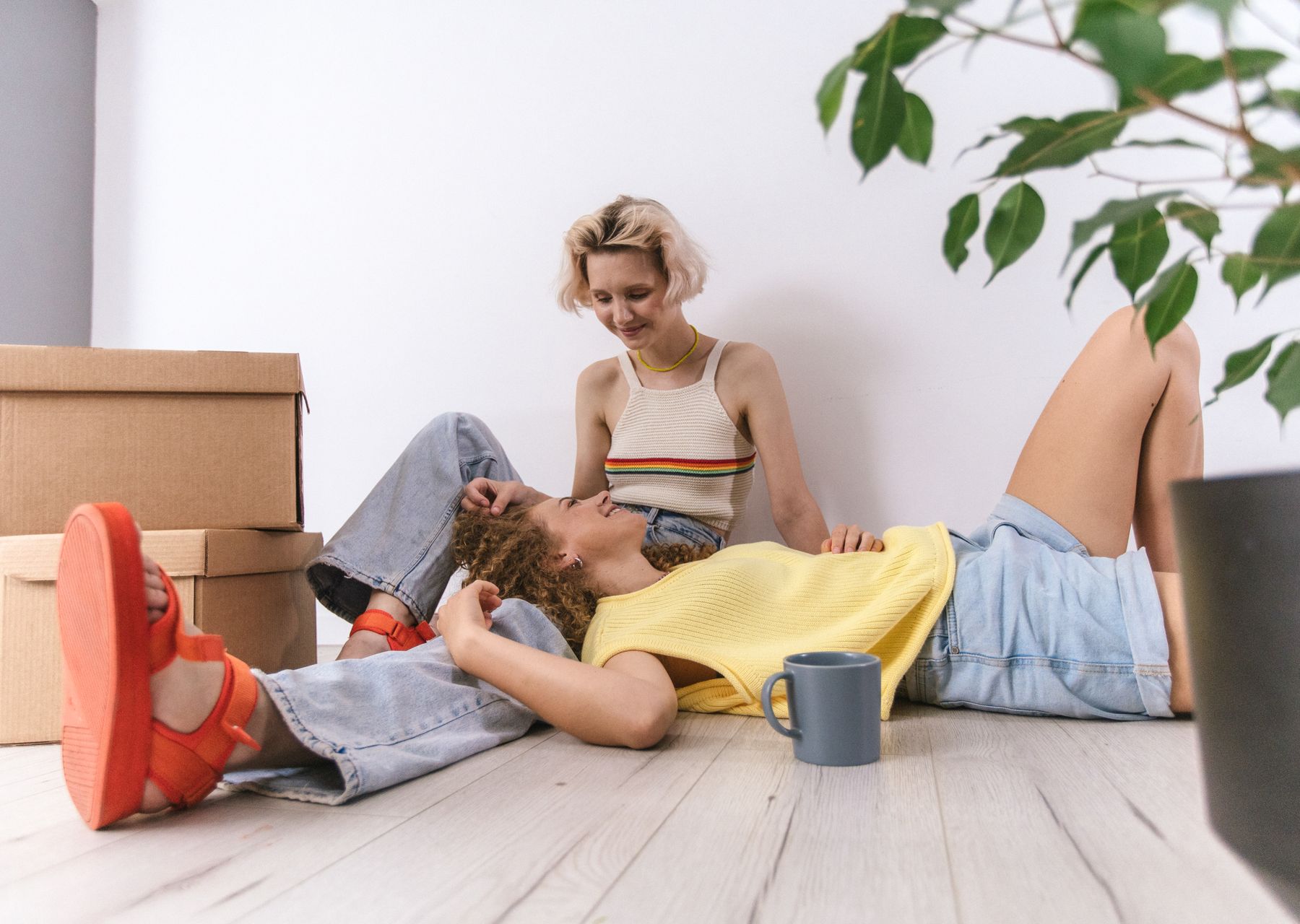 Professional removals crew at work — storage & moves to storage Caxton