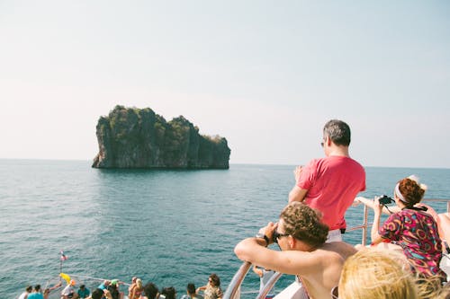 People Looking at Sea