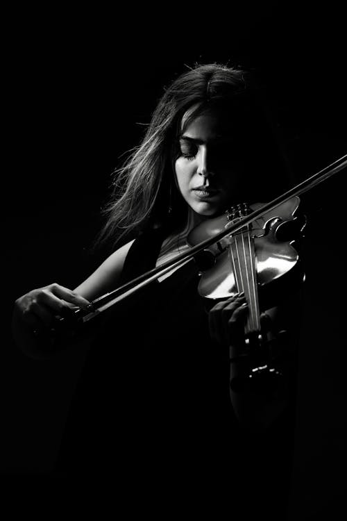 A Woman Playing the Violin