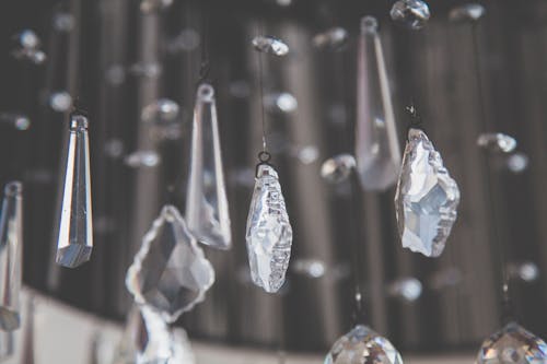 Clear Glass Stones Hanging