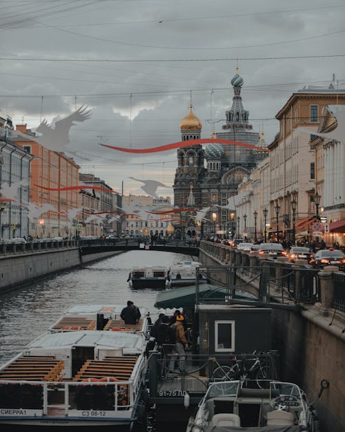 
A View of the Church of the Savior on the Spilled Blood in Russia