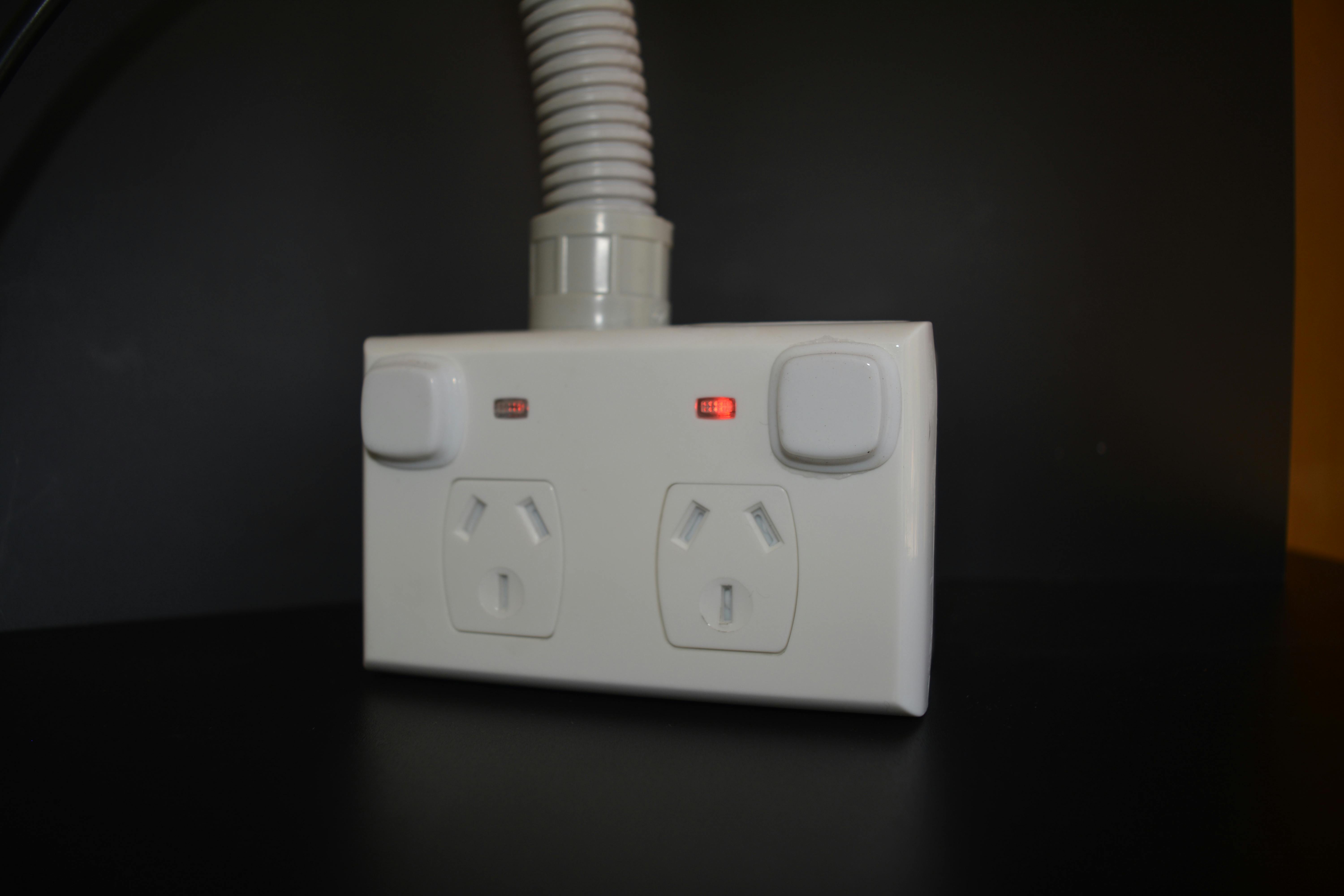 Free stock photo of weatherproof Australian power outlet
