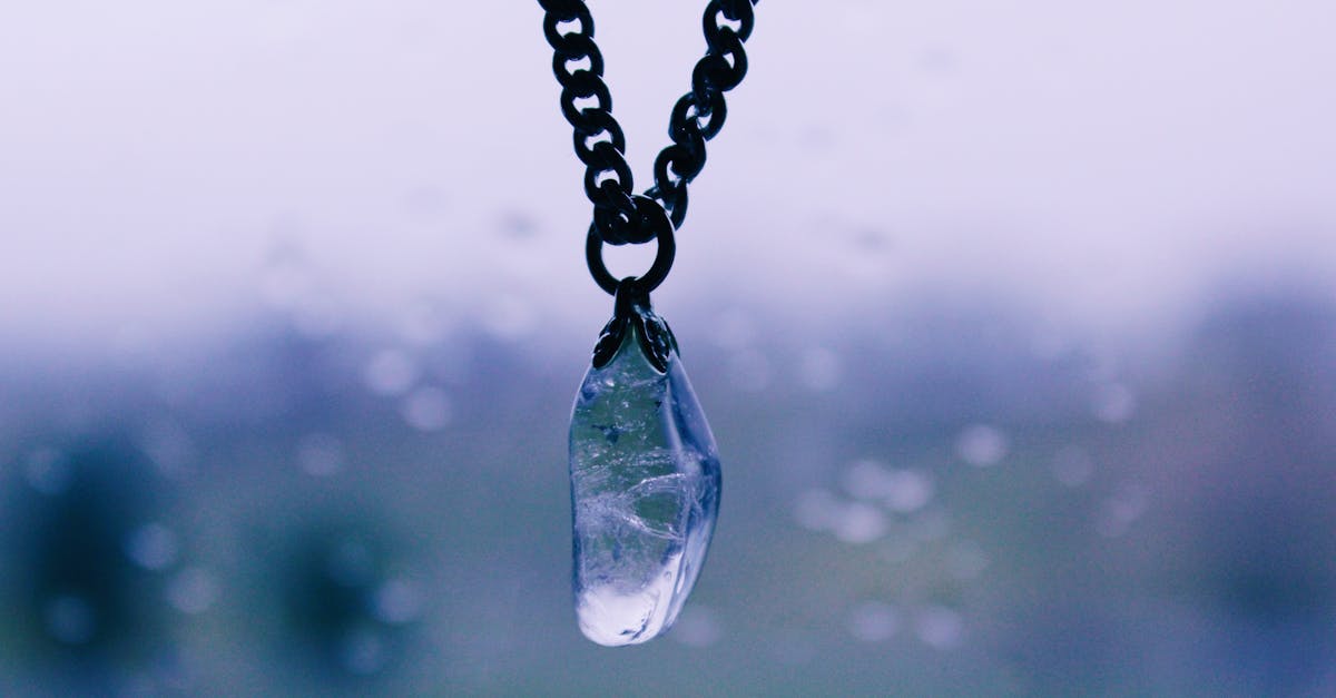 Healing Crystal Necklace · Free Stock Photo