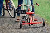 Toddler's Red Tricycle